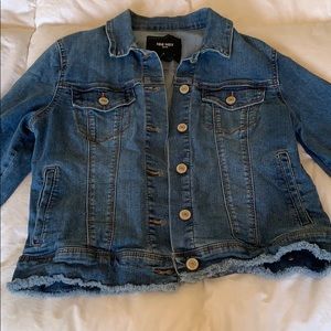 Medium wash denim jacket